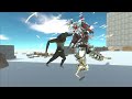 Beast Titan vs robot & monster Animal Revolt Battle Simulator