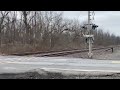 A track maintenance car traveling west bound on CSX double main track 2, March 18, 2024 at 2:19pm