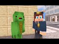 JJ FBI use DRAWING MOD to Arrest Mikey - Maizen Minecraft Animation