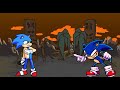 FNF Faker But 2 Different Sonic Are Sing it