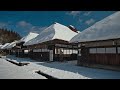4K HDR 福島・大内宿の雪景色 Japan Samurai Village in Winter - Ouchi-juku Travel  観光名所 日本の冬の風景
