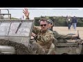 WW2 Vehicles on the beach in Arromanches, Normandy (80th D-Day)