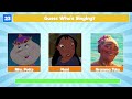 Can You Guess Who Is Singing? Disney Quiz!