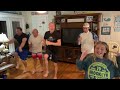 old men dancing a cheer routine