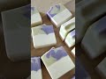 Making of Cannabis Blossom soap - Chopstick swirl