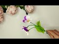 How To Make Pansy Crepe Paper Flowers | Diy Paper Flowers | Art and Craft | Coloured flowers