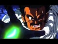 Dragon Ball Z Broly attacks Goku