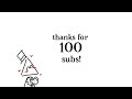 thanks for 100 subscribers!!!! *throws up cheesecake from mouth in a celebratory manner*