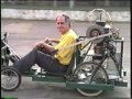 Road testing a Stirling engine powered buggy, (filmed in Norwich England,  2001)