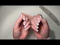 Effortless French Tip Nails Using KISS Dip Powder With Tips