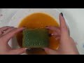 Vibrant Sponge Squeeze. Floram foam vs Bath Sponges Video.  Super satisfying ASMR Video