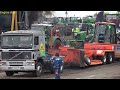 Truck pulling in tractor pulling at Total AGRI Beachpull