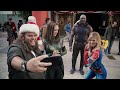 Drax & Mantis Meets Avengers Cosplayers at Walk of Fame | Guardians Of The Galaxy Holiday Special