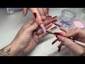 Step By Step Acrylic Nails Tutorial | Pink French