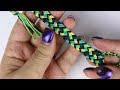 ZIGZAG BRAID BRACELET TUTORIAL [CC] || Friendship Bracelets