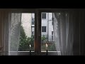 Binaural Rain Sounds Through Open Window | Cozy Ambience for Sleep and Meditation