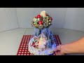 DIY Christmas decorations ideas! Christmas arrangement with winter scenery!