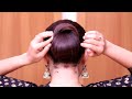 Simple Juda Bun Hairstyle Using Big Rubber Band | Cute Bun Hairstyle For Long Hair | Hair Style Girl