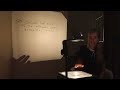 ASMR Solving math exam questions with an overhead projector