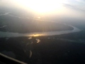 Flying over missouri river in Omaha Nebraska