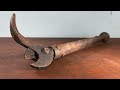 Antique german nail puller restoration I Dr. Hut of Handcraft