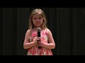 Lexi - 6 yr old 1st ever performance singing FROZEN 