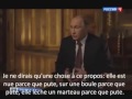 Interview de Vladimir Putin dans les locaux de APDMTV