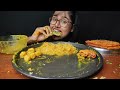 Eating Different types of Bharta, Masala Omelette, Daal, Pakoda | Big Bites | Asmr Eating | Mukbang