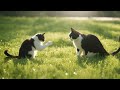 Two Tuxedo Cats