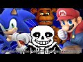 Mario VS. Sonic VS. Freddy VS. Sans | Confronto de Lendas ft.PlayerRaps e Ninhoto