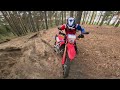 Beginner in the Forest. Honda CRF300L and KTM 390 adventure VS sandy forest trail.