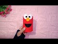 Cara Membuat Tempat Pensil Elmo dari Kain Flanel dan Kaleng | Pen Stand Craft | Pen Pencil Holder