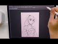 Clip Studio Paint Partie 2 : sketch et encrage