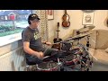 “Turn to stone” drum cover