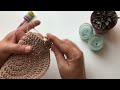 Supla Yapımı Tüm Detaylarıyla Bu Videoda / Placemat Crochet Pattern