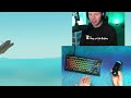 I played Fortnite with the CHEAPEST KEYBOARD...