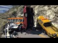 Collapsing Bridge Pileup Car Crashes #12 - BeamNG DRIVE | SmashChan