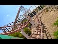 2022 Viper Roller Coaster On Ride Front Seat 4K POV Six Flags Magic Mountain