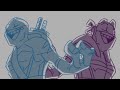 The Disaster Twins Fight Big Mama ft.Warren Stone (Rise of the TMNT Animatic)