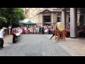 Welsh Guards and Taiko drummers
