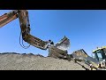 Punishment of the worker by the excavator. #funny #funnyvideo