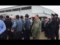 Officer O’Connor escorted to the airport.