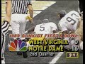 1989 Fiesta Bowl #1 Notre Dame vs #3 West Virginia No Huddle
