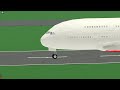 [MOST POPULAR VIDEO] Emirates Airbus A380 Butter Landing Ft. @PythonPilot1 | Roblox PTFS