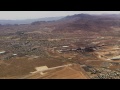 LAS Vegas Airplane landing HD With descriptive labels