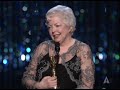 Thelma Schoonmaker winning a Film Editing Oscar® for 