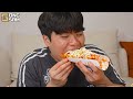 ASMR MUKBANG convenience store store, FIRE Noodle, HOT DOG, GIMBAP, Tteokbokki EATING SOUND !