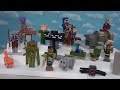 Minecraft NEW FIGURES!!! Caves & Cliffs, Dungeons Gift Set Playsets Mattel Unboxing 2022