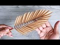 CARDBOARD REALISTIC LEAVES | DIY Home Decor Ideas | Paper Leaves | Arts & Crafts