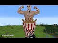Minecraft TNT KFC HOUSE BUILD CHALLENGE - NOOB vs PRO vs HACKER vs GOD / Animation